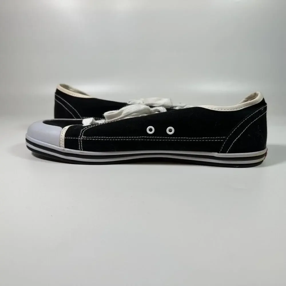 Levi's Black Canvas Low Top Sneakers Men's Size 10 Casual Lace Up Shoes